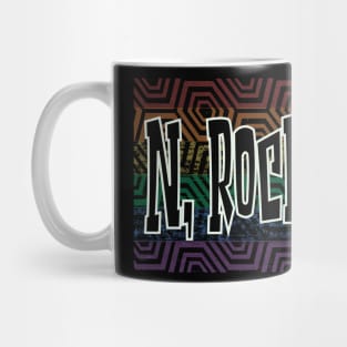 LGBTQ PATTERN AMERICA ROCKEFELLER Mug